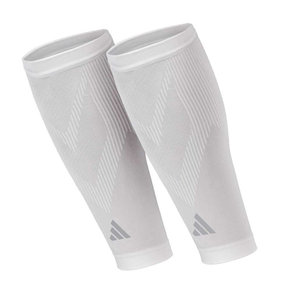 adidas Calf Compression Sleeves for Women And Men Running Gym Training White New